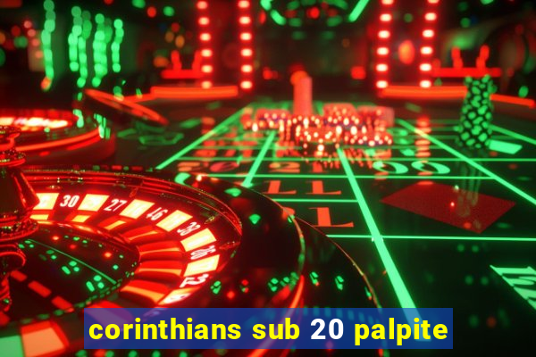 corinthians sub 20 palpite